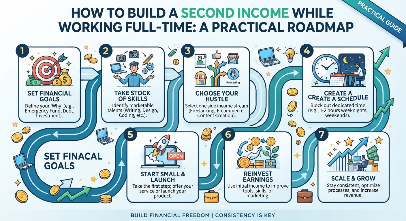 How to Build a Second Income While Working Full-Time: A Practical Roadmap